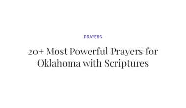 20+ Most Powerful Prayers for Oklahoma with Scriptures