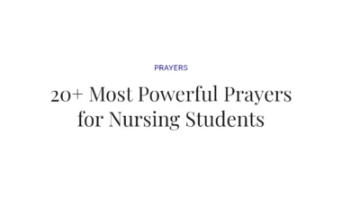 20+ Most Powerful Prayers for Nursing Students