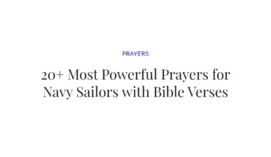 20+ Most Powerful Prayers for Navy Sailors with Bible Verses