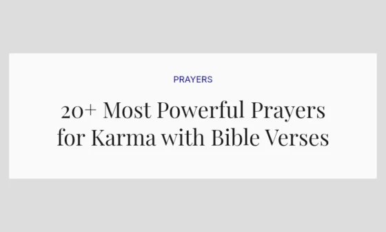 20+ Most Powerful Prayers for Karma with Bible Verses