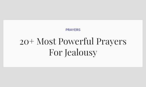 20+ Most Powerful Prayers For Jealousy