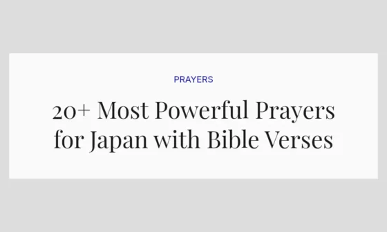 20+ Most Powerful Prayers for Japan with Bible Verses