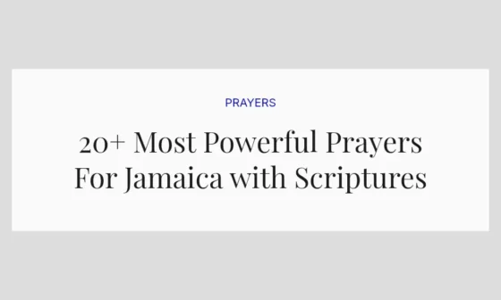 20+ Most Powerful Prayers For Jamaica with Scriptures