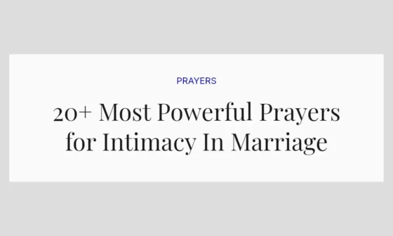 20+ Most Powerful Prayers for Intimacy In Marriage