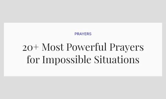 20+ Most Powerful Prayers for Impossible Situations