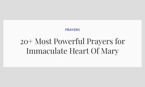 20+ Most Powerful Prayers for Immaculate Heart Of Mary
