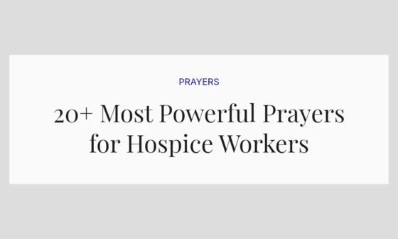 20+ Most Powerful Prayers for Hospice Workers