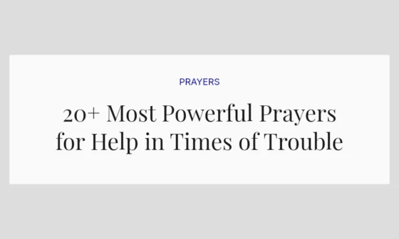 20+ Most Powerful Prayers for Help in Times of Trouble