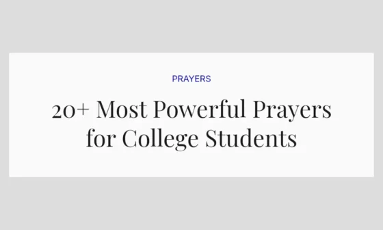 20+ Most Powerful Prayers for College Students