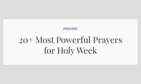 20+ Most Powerful Prayers for Holy Week