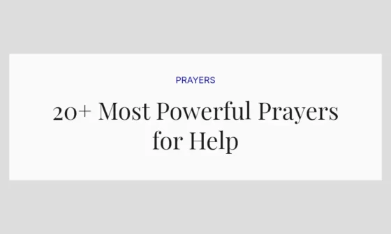 20+ Most Powerful Prayers for Help