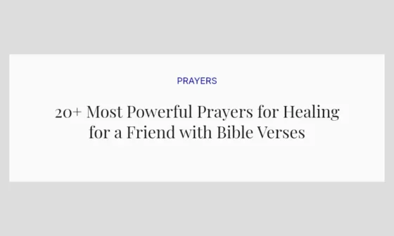 20+ Most Powerful Prayers for Healing for a Friend with Bible Verses