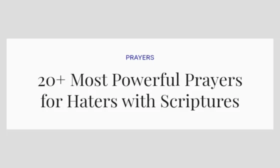 20+ Most Powerful Prayers for Haters with Scriptures