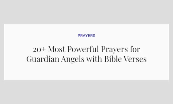 20+ Most Powerful Prayers for Guardian Angels with Bible Verses