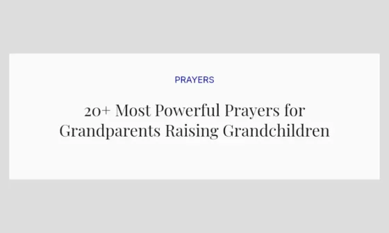 20+ Most Powerful Prayers for Grandparents Raising Grandchildren