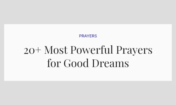 20+ Most Powerful Prayers for Good Dreams