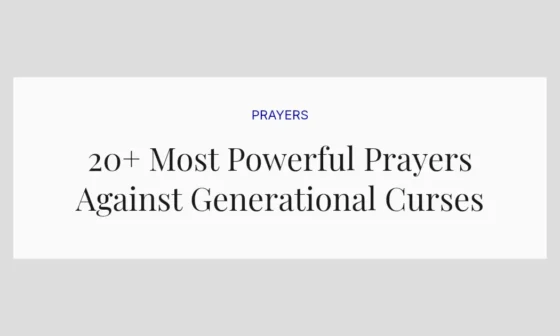 20+ Most Powerful Prayers Against Generational Curses