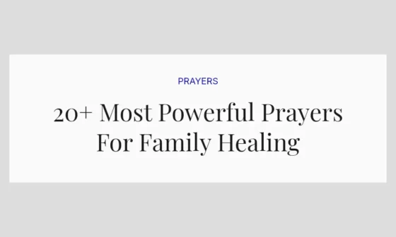 20+ Most Powerful Prayers For Family Healing