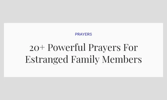 20+ Powerful Prayers For Estranged Family Members