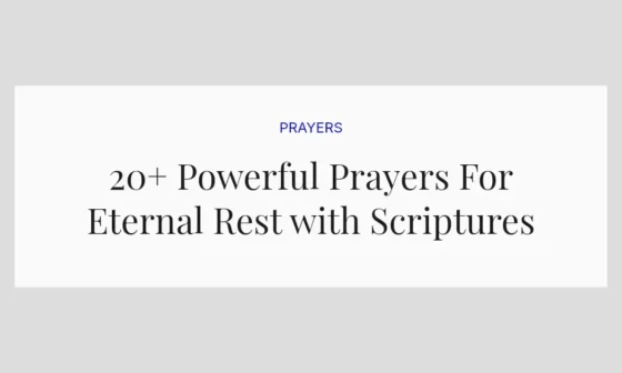 20+ Powerful Prayers For Eternal Rest with Scriptures