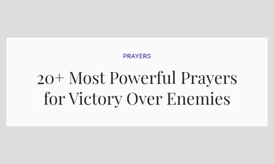 20+ Most Powerful Prayers for Victory Over Enemies