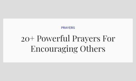 20+ Powerful Prayers For Encouraging Others