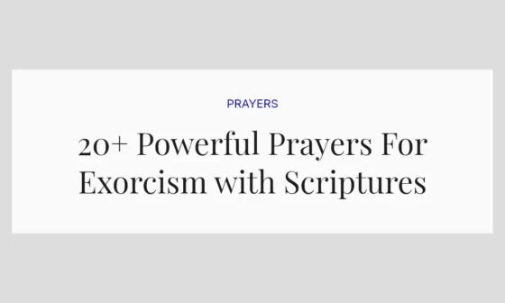20+ Powerful Prayers For Exorcism with Scriptures