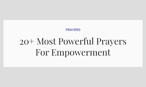 20+ Most Powerful Prayers For Empowerment