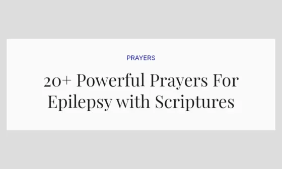 20+ Powerful Prayers For Epilepsy with Scriptures