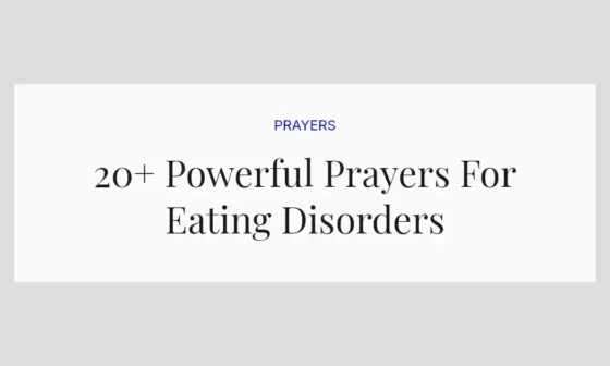 20+ Powerful Prayers For Eating Disorders