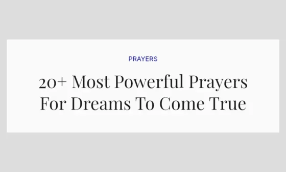 20+ Most Powerful Prayers For Dreams To Come True