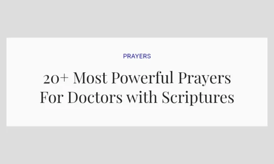 20+ Most Powerful Prayers For Doctors with Scriptures