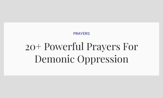 20+ Powerful Prayers For Demonic Oppression