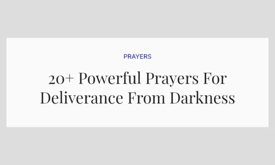20+ Powerful Prayers For Deliverance From Darkness