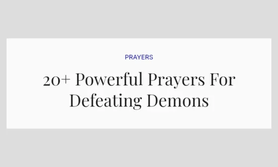20+ Powerful Prayers For Defeating Demons