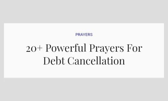20+ Powerful Prayers For Debt Cancellation