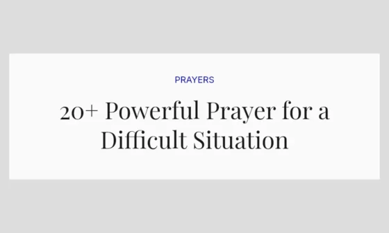 20+ Powerful Prayer for a Difficult Situation