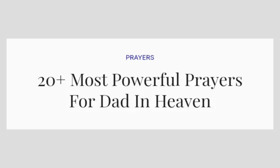 20+ Most Powerful Prayers For Dad In Heaven