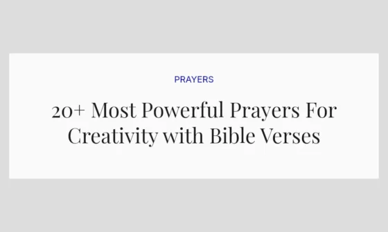20+ Most Powerful Prayers For Creativity with Bible Verses