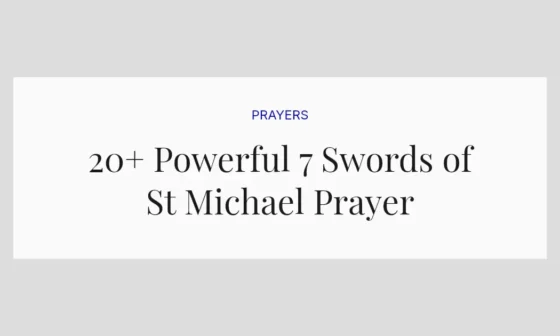 20+ Powerful 7 Swords of St Michael Prayer