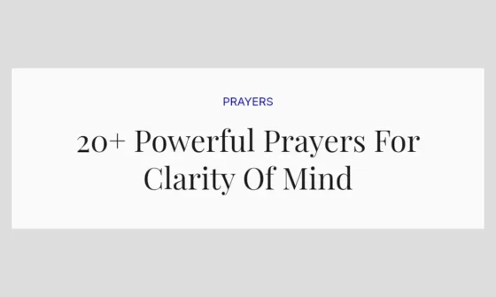 20+ Powerful Prayers For Clarity Of Mind