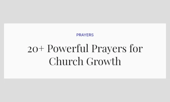 20+ Powerful Prayers for Church Growth