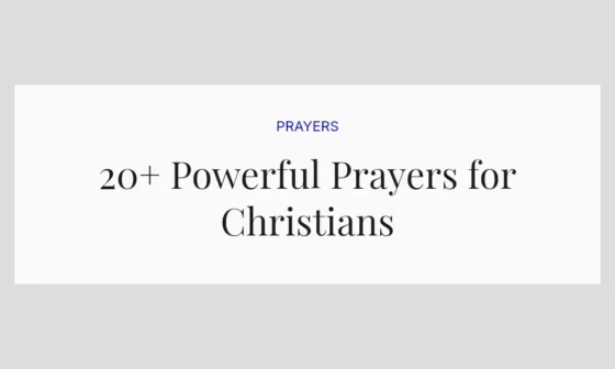 20+ Powerful Prayers for Christians