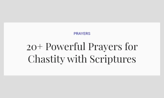 20+ Powerful Prayers for Chastity with Scriptures