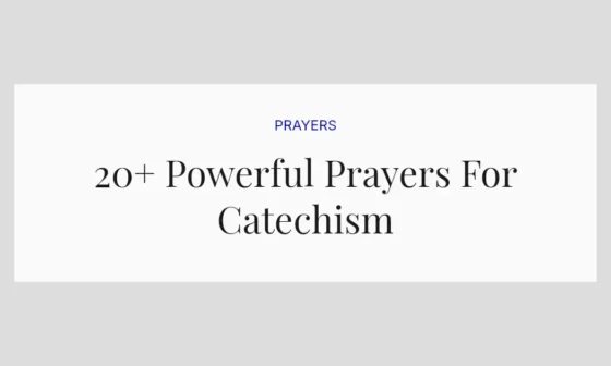 20+ Powerful Prayers For Catechism