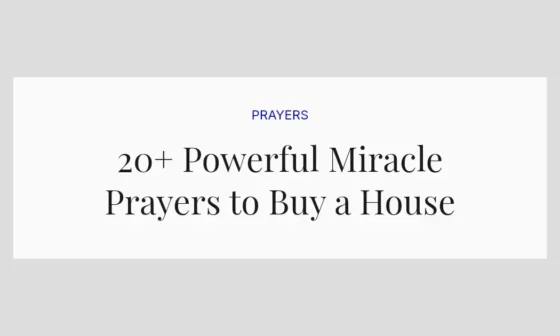 20+ Powerful Miracle Prayers to Buy a House