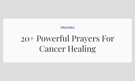 20+ Powerful Prayers For Cancer Healing