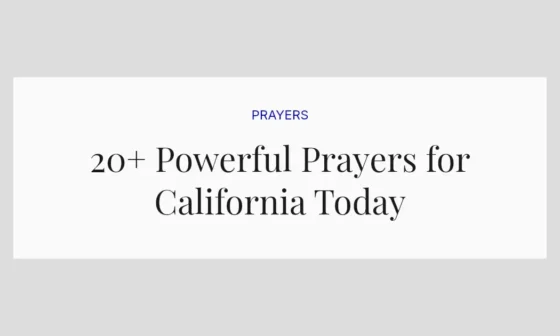 20+ Powerful Prayers for California Today
