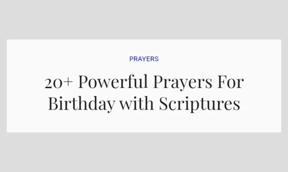 20+ Powerful Prayers For Birthday with Scriptures