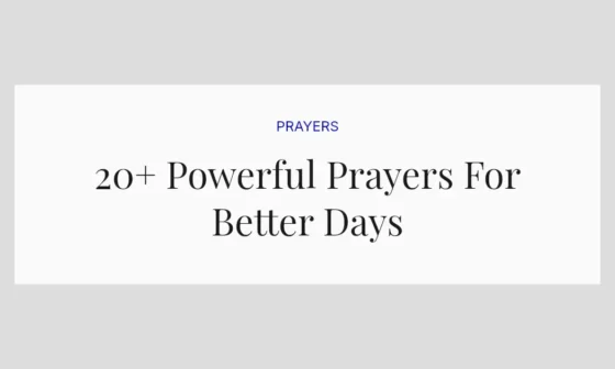 20+ Powerful Prayers For Better Days